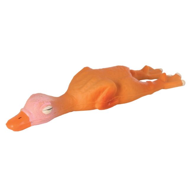 Trixie Duck Latex Squeaky Dog Toy - 14 cm