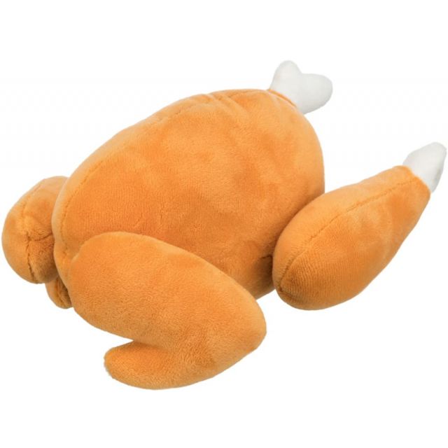 TRIXIE: - Roast Chicken Plush Dog Toy - 26 cm