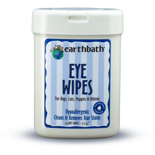 Earthbath Eye Dog/Cat (All Age) Wipes - 25 Wipes