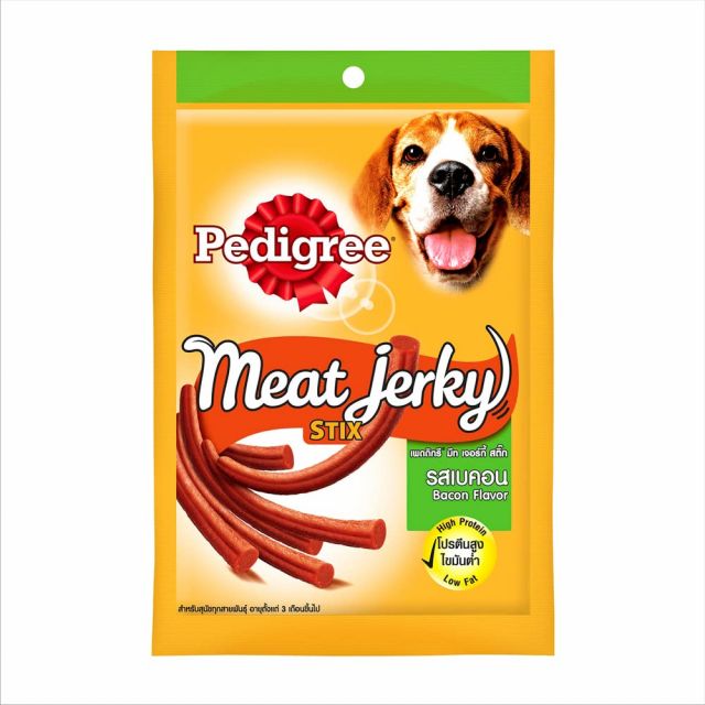Pedigree Meat Jerky Stix Bacon Adult Dog Meaty Treat 60 gm