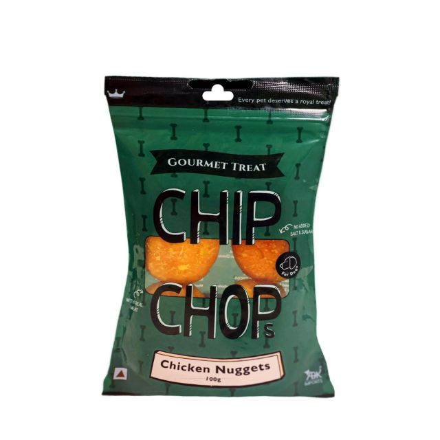 Chip Chops Chicken Nuggets Dog Meaty Treat - 100 gm