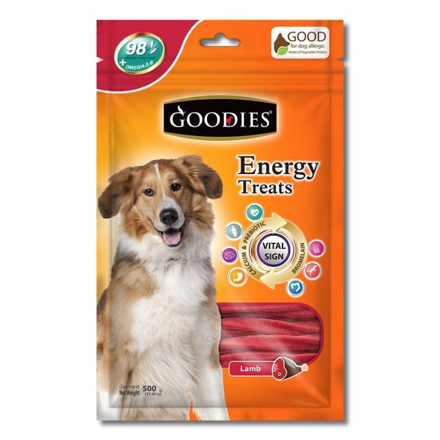 Goodies Energy Treats Lamb Flavour Dog Dental Treat - 125 gm