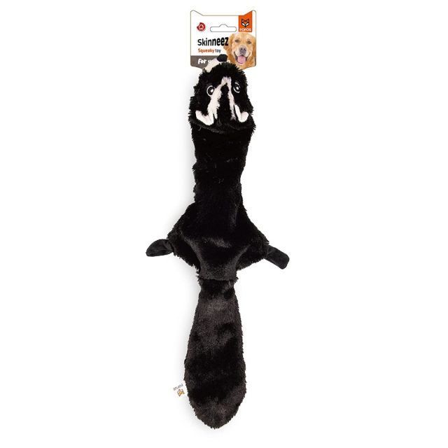 Fofos Skinneez Skunk Plush Dog Toy