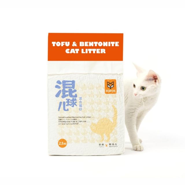 FOFOS Tofu&Crushed Bentonite Cat Litter - 6 Ltr