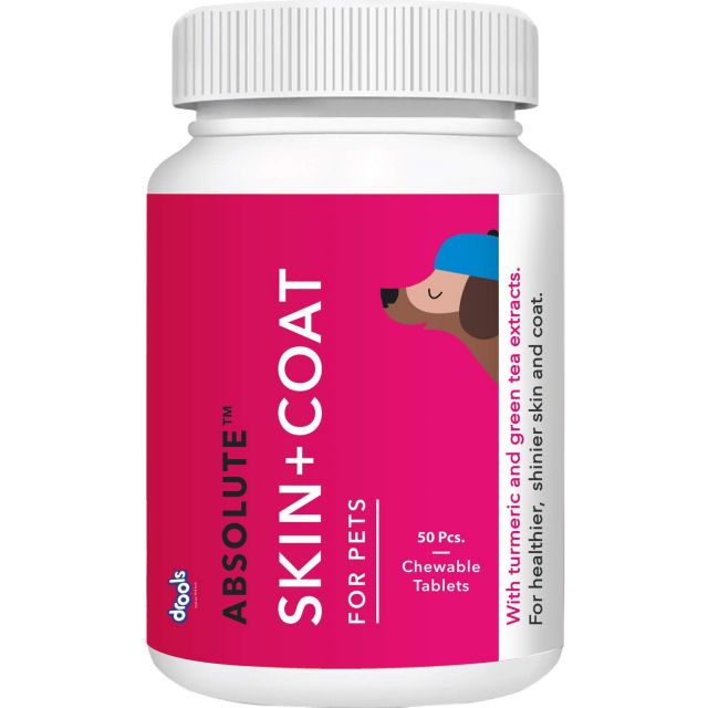 Drools Absolute Skin & Coat Supplement-50 Tablets