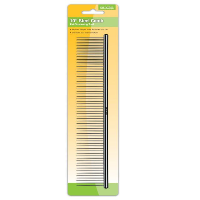 Andis Steel Comb For Dog/Cat - 25.4 cm