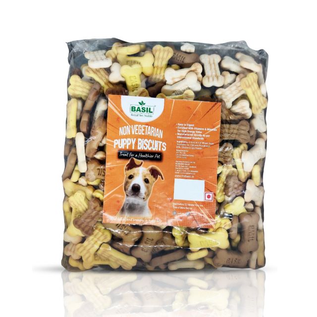 Basil Non-Veg Puppy Biscuit - 900 gm