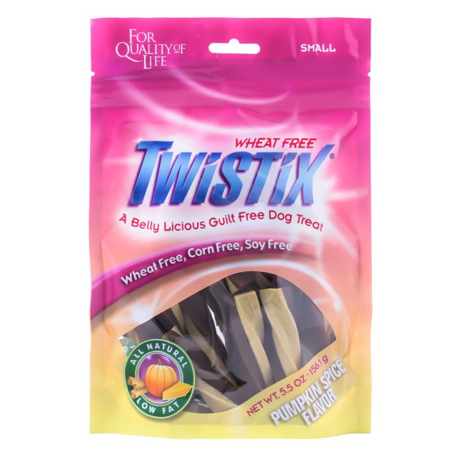 NPIC Twistix Pumpkin Spice Flavor Dog Dental Treat - 156 gm Small