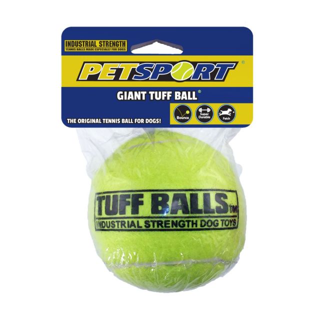 Petsport Giant Tuff Ball Fetch Dog Toy - 11 cm