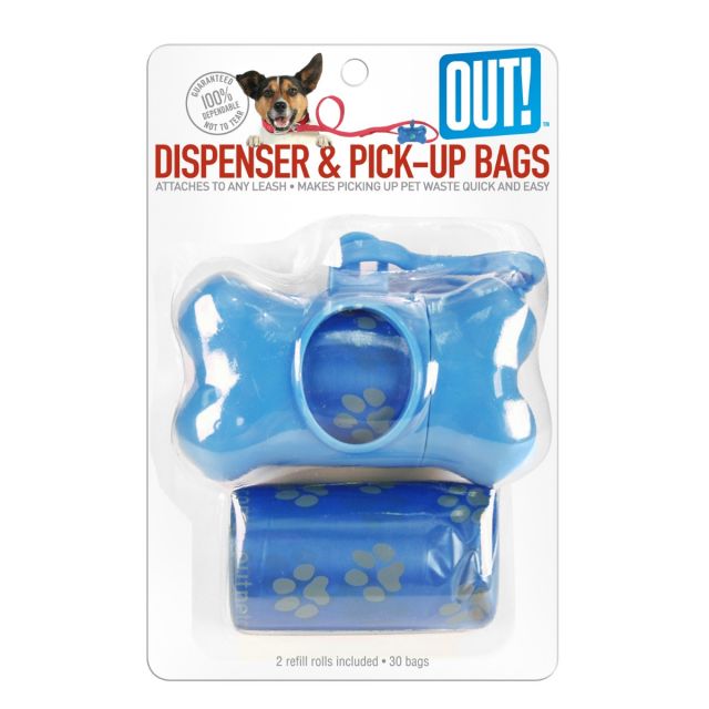 Out Pet Care Bone Dispenser & Waste Pick-Up Bags