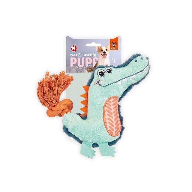 FOFOS Alligator Plush Puppy Teething Toy