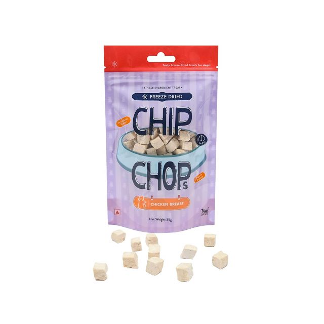 Chip Chop Freeze Dried Chicken Breast Dog Treat - 35gm 