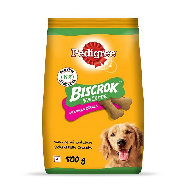 Pedigree Biscrok Milk & Chicken Flavor Dog Biscuits