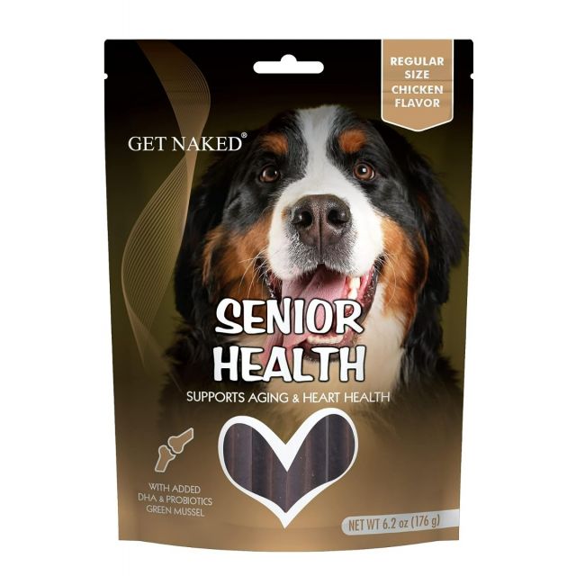 Get Naked Senior Health Dog Meaty Treat - 176 gm