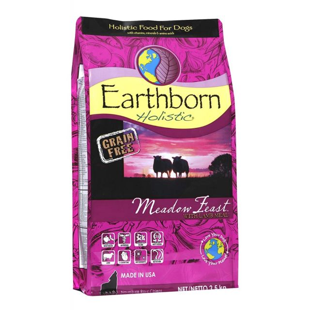 Earthborn Holistic Meadow Feast Grain-Free Dry Dog Food, 2.5-kg
