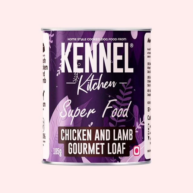 Kennel Kitchen Super Food Chicken & Lamb Gourmet Loaf Puppy/Adult Wet Dog Food - 185 gm