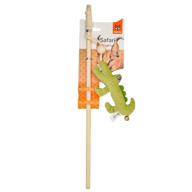FOFOS Cat Wand Toy Crocodile