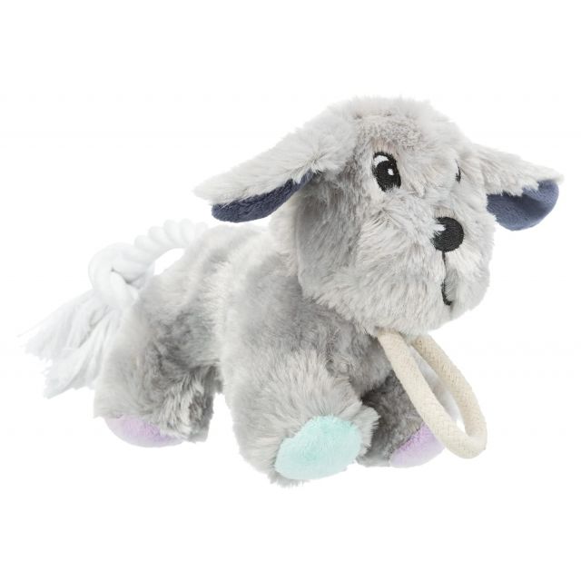 Trixie Junior Dog With Rope Plush Toy 24cm