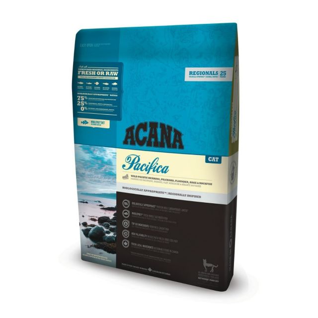 Acana Pacifica Fish Adult Dry Cat Food-4.5 kg