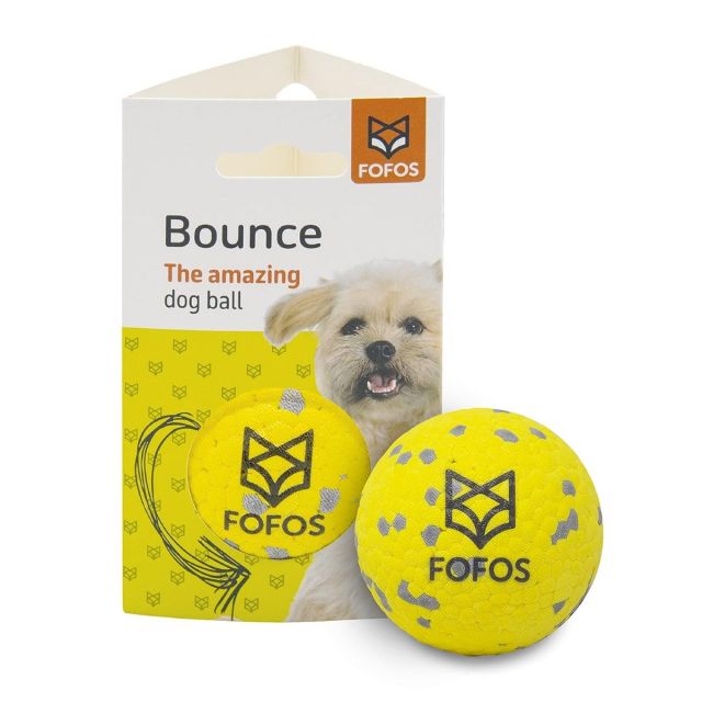 FOFOS Super Bounce Ball Durable Dog Toy