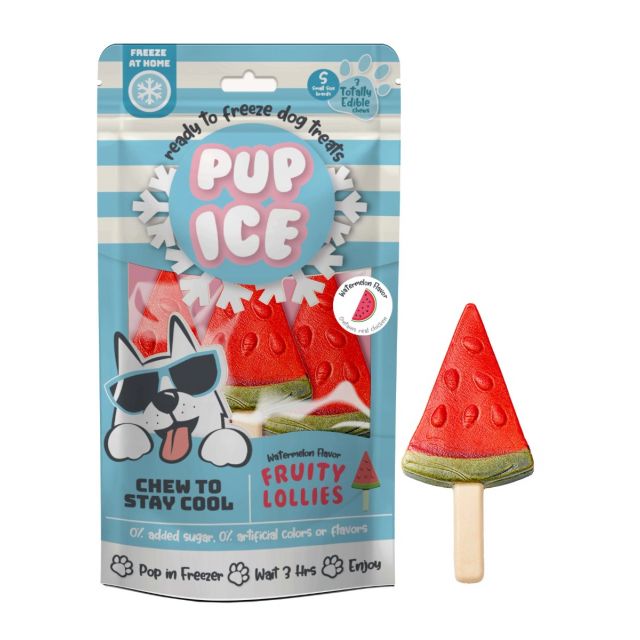 Pup Ice Fruity Lollies Watermelon 3 Pieces - 90 gm