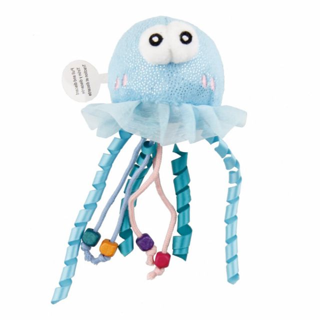 GiGwi Shinning Friends Jellyfish With LED Light & Catnip Cat Toy