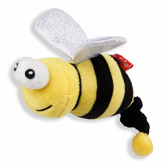 GiGwi Vibrating Running Bee With catnip Cat Toy - Yellow
