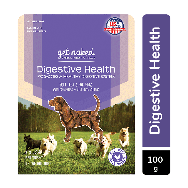 NPIC Get Naked Premium Digestive Health Soft Dog Meaty Treat - 100 gm