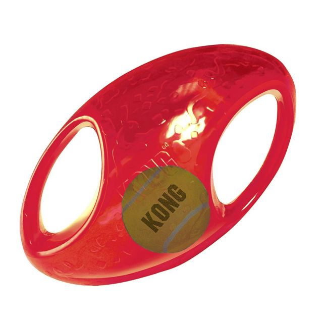 Kong Jumbler Football Dog Toy - Medium/Large
