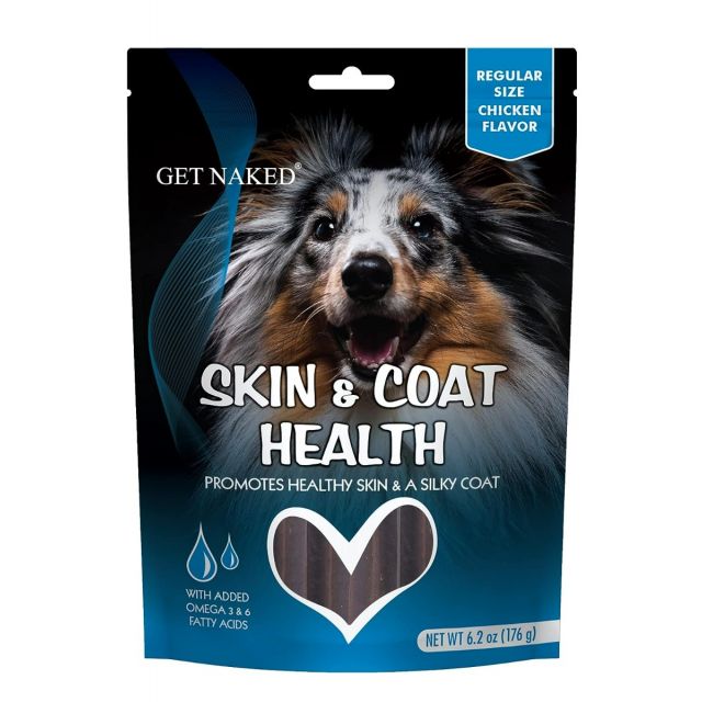 \Get Naked Skin& Coat Health Dog Meaty Treat - 176 gm
