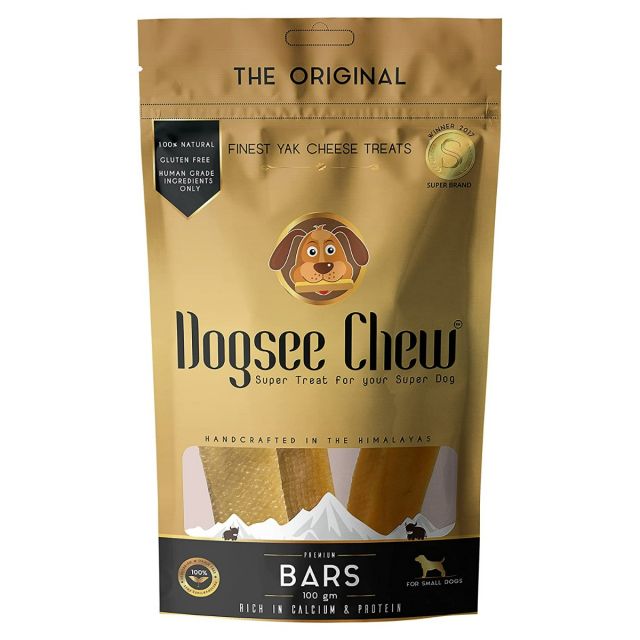 Dogsee Chew Small Bars Long-Lasting Dental Chews For Small Dogs - 100 gm