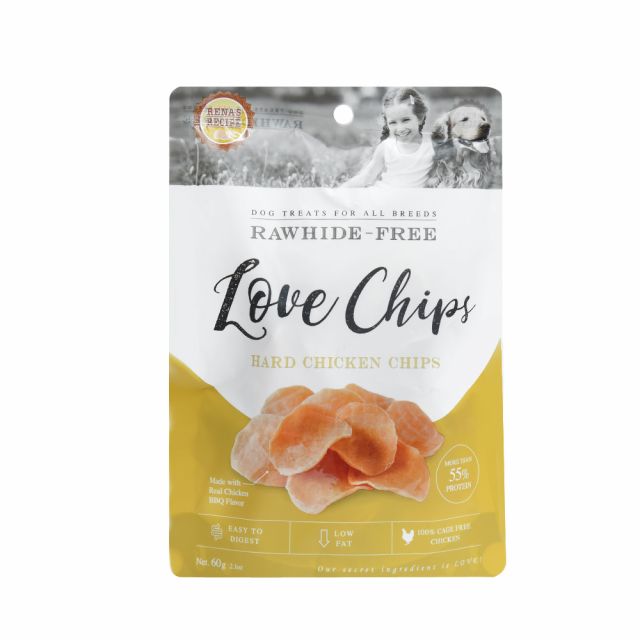 Rena Love Hard Chicken Chips Dog Treat - 60 gm