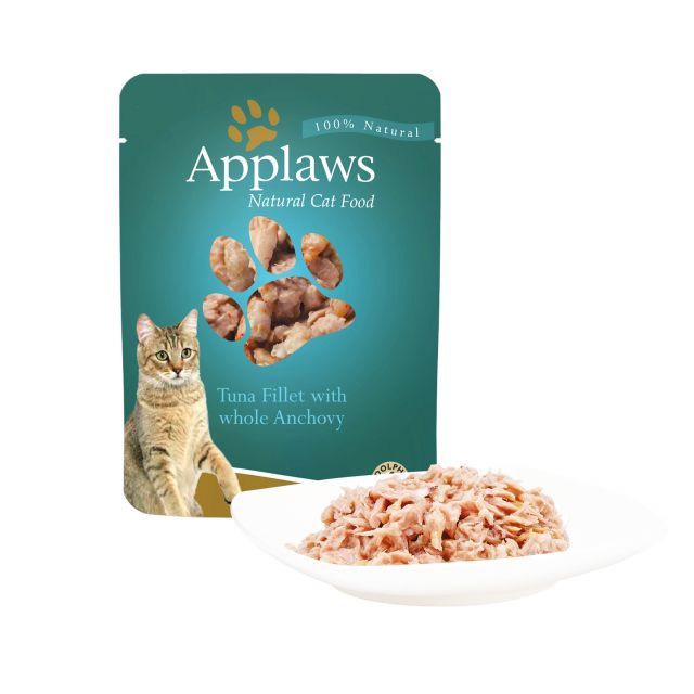 Applaws Tuna Fillet With Whole Anchovy Adult Wet Cat Food - 70 gm