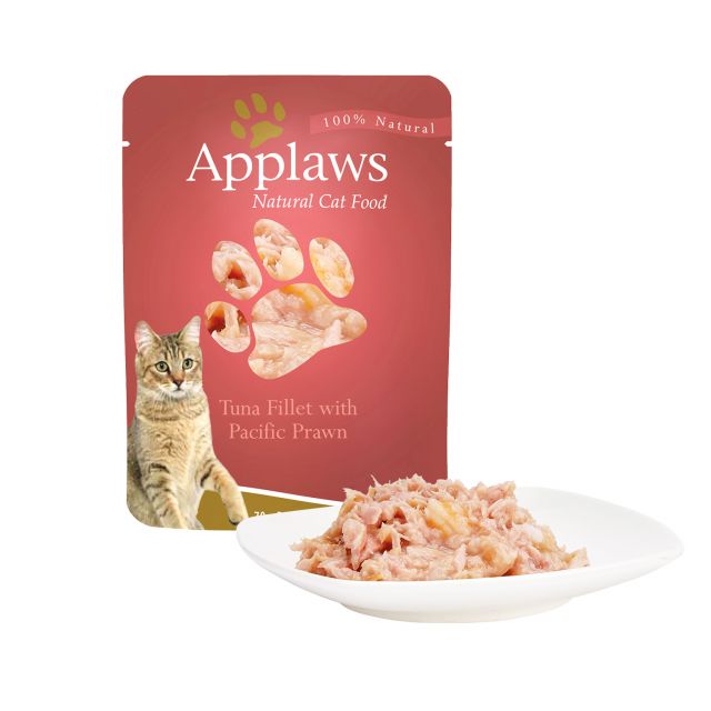 Applaws Tuna Fillet with Pacific Prawns Adult Wet Cat Food - 70 gm