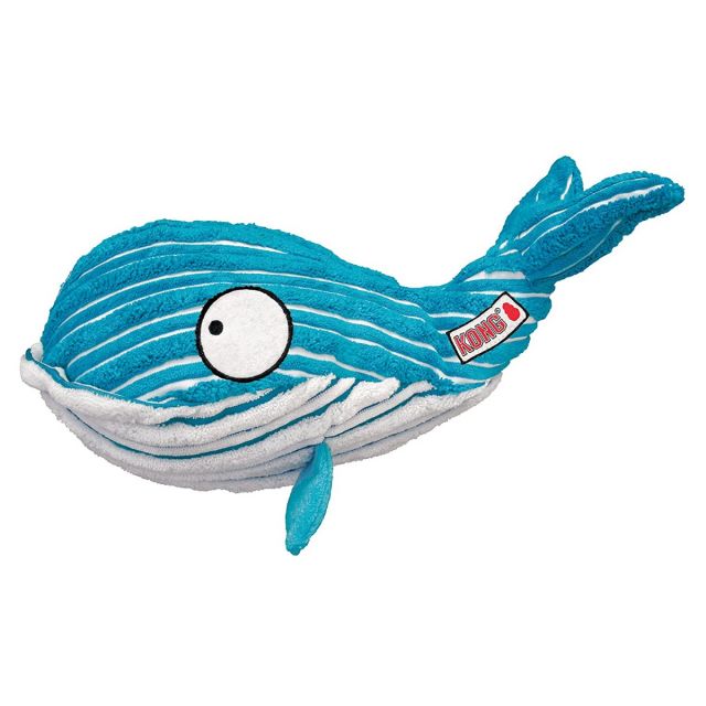 Kong Cuteseas Whale Plush Dog Toy