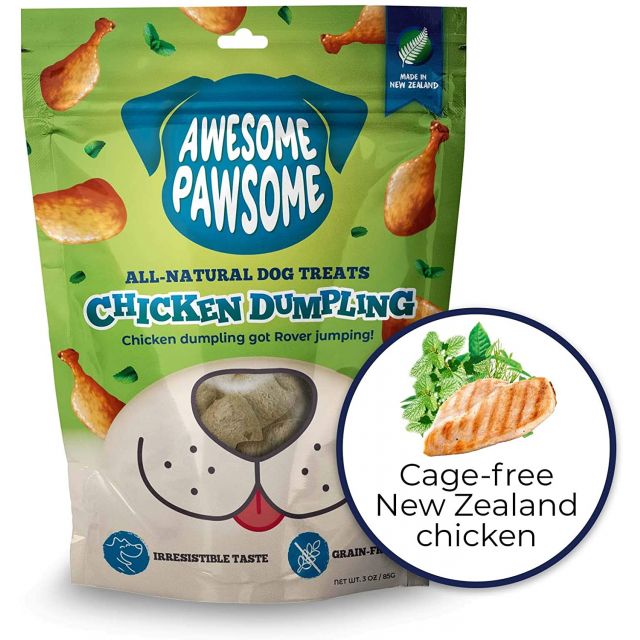 Awesome Pawsome Chicken Dumpling All-Natural Grain-Free Dog Treat - 85 gm