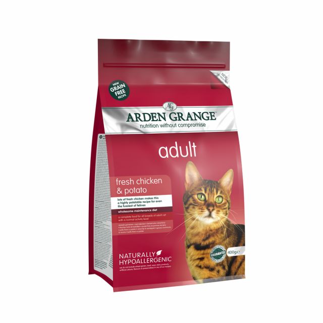 Arden Grange Adult Chicken Dry Cat Food - 400 gm