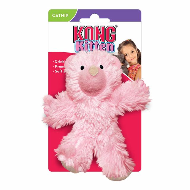 Kong Teddy Bear Kitten Toy - Assorted Color