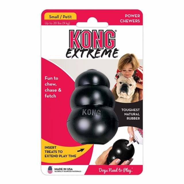 Kong Extreme Interactive Chew Toy Black - Small