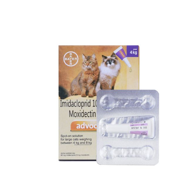 Bayer Advocate Spot On Solution For Cats (4-8 Kg) - 0.8 ml