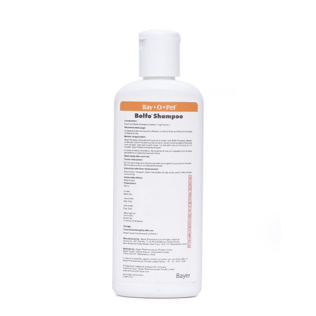 Bayer Bolfo Anti Tick & Flea Shampoo - 200 ml