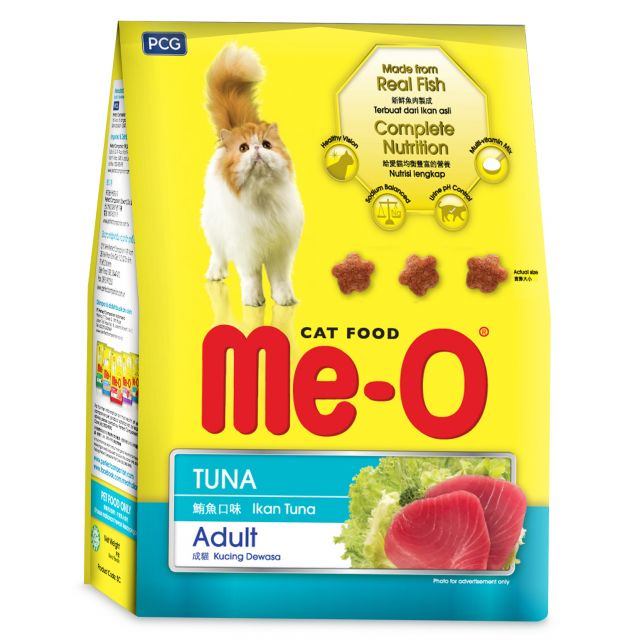 Me-O Tuna Flavour Adult Dry Cat Food - 3 kg