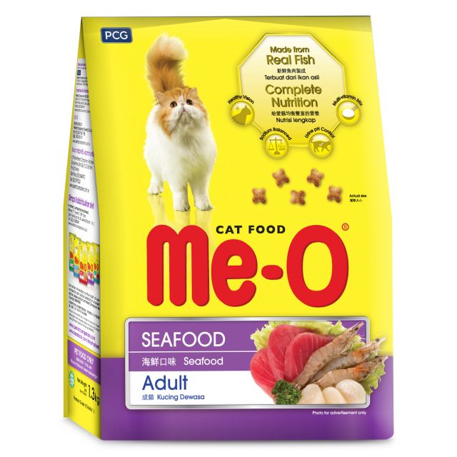 Me-O Sea Food Flavour Adult Dry Cat Food - 3 kg