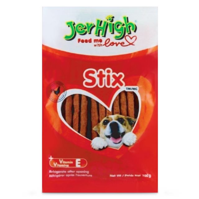 JerHigh Stix Dog Meaty Treat - 100 gm