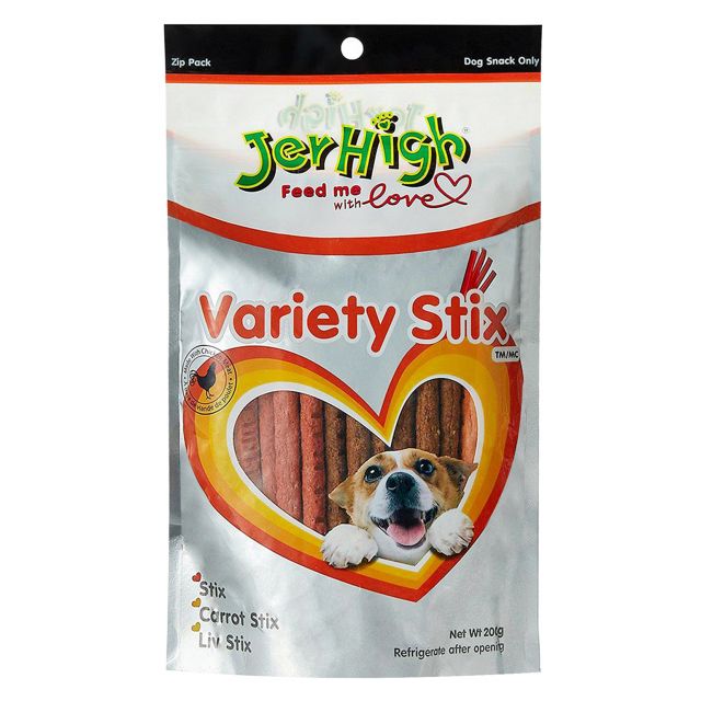 JerHigh Variety Stick Dog Meaty Treat - 200 gm