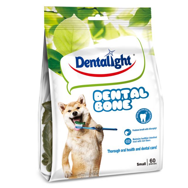 Gnawlers Dentalight Dental Bone 60 in 1 Dog Treat Small - 540 gm