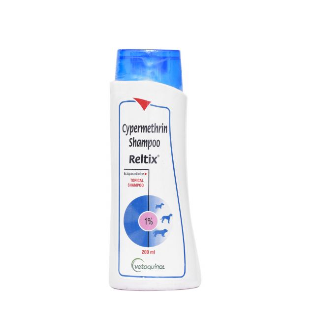 Vetoquiniol Reltix Anti Tick & Flea Dog Shampoo -200 ml