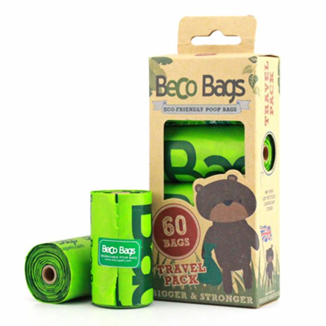 Beco Poop Bags (Degradable Unscented Without Handles) -60 bags