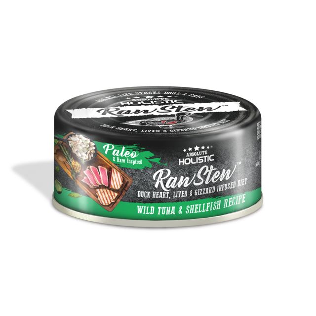 Absolute Holistic Raw Stew Wild Tuna & Shellfish Recipe Dog & Cat Wet Food - 80 gm