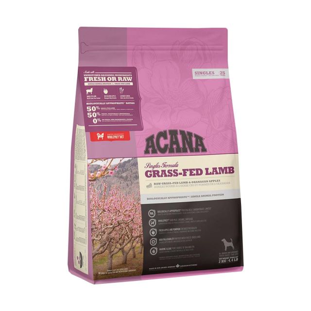 Acana Grass-Fed Lamb All Breeds & Ages Dry Dog Food - 2 kg